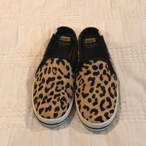 EUC Keds Kate Spade leopard mules.